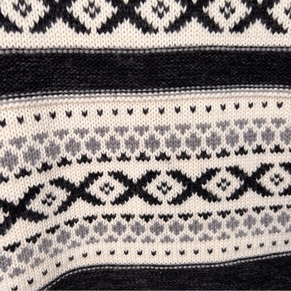 Sansara Fair Isle Wool Blend Chunky Sweater Size Medium - Picture 9 of 10